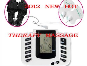 Wholesale therapy massage slippers for sale - Group buy Electrical Stimulator Full Body Relax Muscle Therapy Massager Pulse tens Acupuncture with slipper