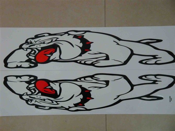 Cheap Wholesale Vinyl Custom Stickers 57*12cm Big Size Graphics For