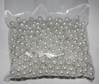 500pcs 6MM White Round Pearls Beads Flatback Scrapbooking Em...
