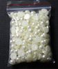 500pcs 6MM Noir Demi Perles Rondes Perles Flatback Scrapbooking Embellissement Artisanat Couture DIY