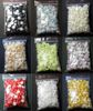 500pcs 6MM Noir Demi Perles Rondes Perles Flatback Scrapbooking Embellissement Artisanat Couture DIY