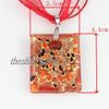 Ładny brokat Włoski Venetian Lampwork Dmuchanie Murano Szkło Wisiorki na Naszyjniki Biżuteria Handmade Tanie Chiny Moda Biżuteria MUP101