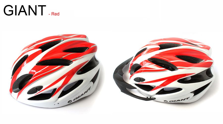 Bicycle GIANT Helmet 18 Holes Un casco de bicicleta de carreras ultraligero integrado Cycling