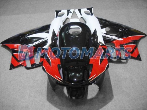 1997 1998 için Kırmızı Siyah Beyaz ABS Fairing Kiti CBR 600 F3 97 98 CBR600 F3 CBR600F3 Motosiklet Fairings Bodywork