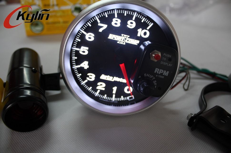 2019 5 Auto Meter Sport Comp Ii Tachometer Super White Led