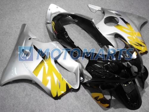 Silver ABS Injection molded for CBR 600 CBR600 F4 CBR600F4 99 00 1999 2000 fairing kit