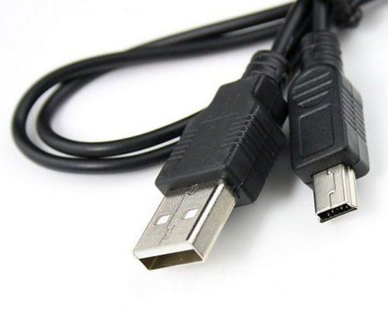 USB 5pin cable for MP3 MP4, Mini USB cable 50pc/lot Freeshipping