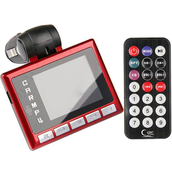 LCD Screen 2GB Memory MP4 Car MP3 Player With Wireless FM Transmitter