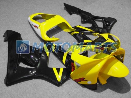 Cheap black yellow fairing set for 00 01 CBR900 929RR CBR900RR 929 CBR 900RR CBR929 RR 2000 2001 road racing fairings kit