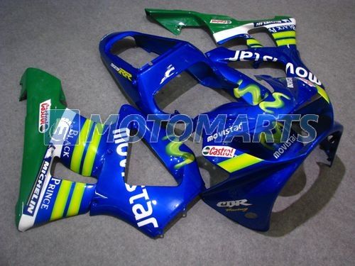 Road Racing Fairing Kit för 2000 2001 CBR900 929RR CBR900RR 00 01 929 CBR 900RR CBR929 RR MOVISTAR FAIRINGS KITS