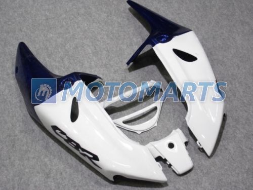 CBR900RRのカスタムブルーシルバーフェアリングキット98 99 919RR CBR900 RR CBR919 CBR919RR 1998 1999 Motorcycle Fairings Kit