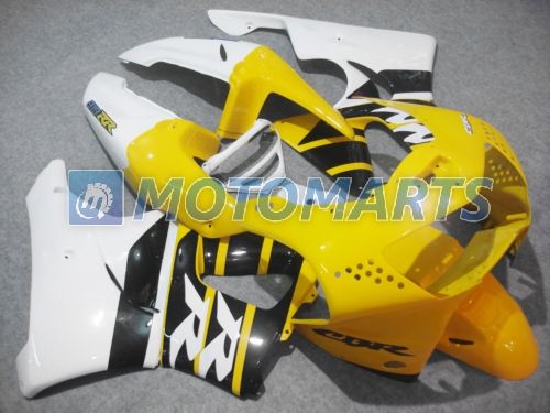 

Yellow white fairing kits for CBR900RR 98 99 919RR CBR900 RR CBR919 CBR919RR 1998 1999 aftermarket body fairings kit, Multi-color