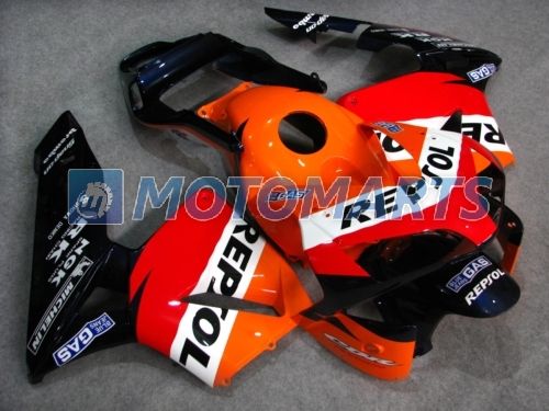 Repsolinsprutning Molded Fairing Kit för CBR600RR F5 2003 2004 CBR 600 RR 03 04 CBR600 600RR BOODYWORK FAIRINGS KIT