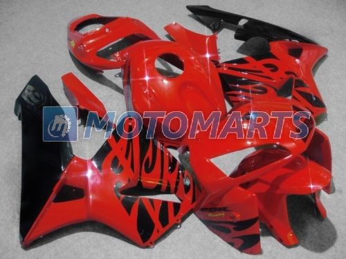 Zwart Rood spuitgietmatrijs Motorfiets Stroomlijnkappen kit voor Honda CBR600RR 2005 2006 CBR 600 RR cbr600 05 06 aftermarket kuip kit