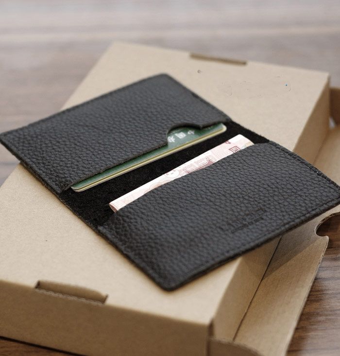 small leather wallet mens