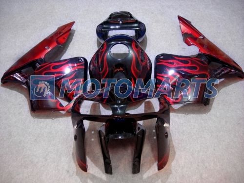 Red flame in black fairings kit FOR CBR600RR F5 2005 2006 CBR 600 RR 05 06 CBR600 600RR