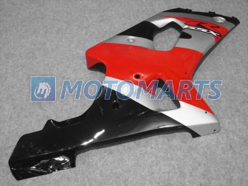 Red silver BLK fairing kit FOR GSXR 600 750 K1 2001 2002 2003 GSXR600 GSXR750 01 02 03 R600 R750