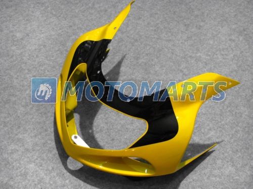 Yellow Black Body Fairing Kit för GSXR 600 750 K1 2001 2002 2003 GSXR600 GSXR750 01 02 03 R600 R750