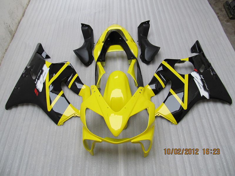 ABS Motorcycle fairing for honda 2001 2002 2003 CBR600 F4I 01-03 YELLOW FAIRINGs,could customize