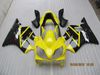 ABS Motorcycle Fairing dla Honda 2001 2002 2003 CBR600 F4I 01-03 Żółte owiewki mogą dostosować