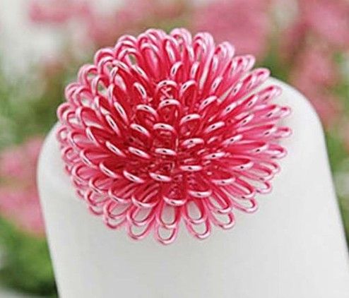 Lowest price Mixed colors freedom to adjust the size colorful dandelion flower ring 100pcs/lot