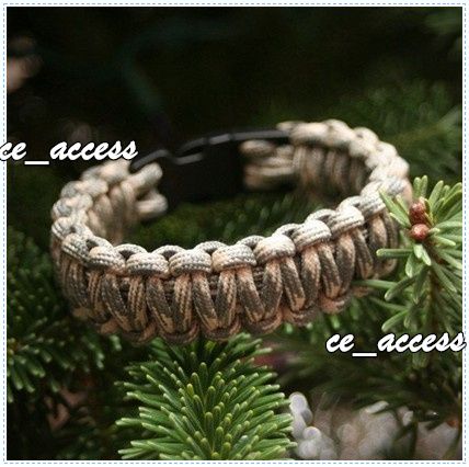 Bracelets en plastique en plastique courbé 7 brin bracelet paracord bracelet de survie de ce_access
