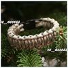 Utomhusarmband Plast Böjd Buckle 7 Strand Paracord Armband Survival Armband från CE_ACCESS