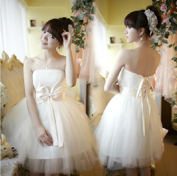 cute korean wedding dress