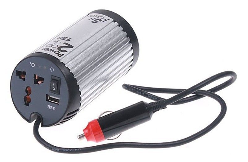 Car Auto 12V To 220V Power Inverter Adapter USB 2.0 Power Converter