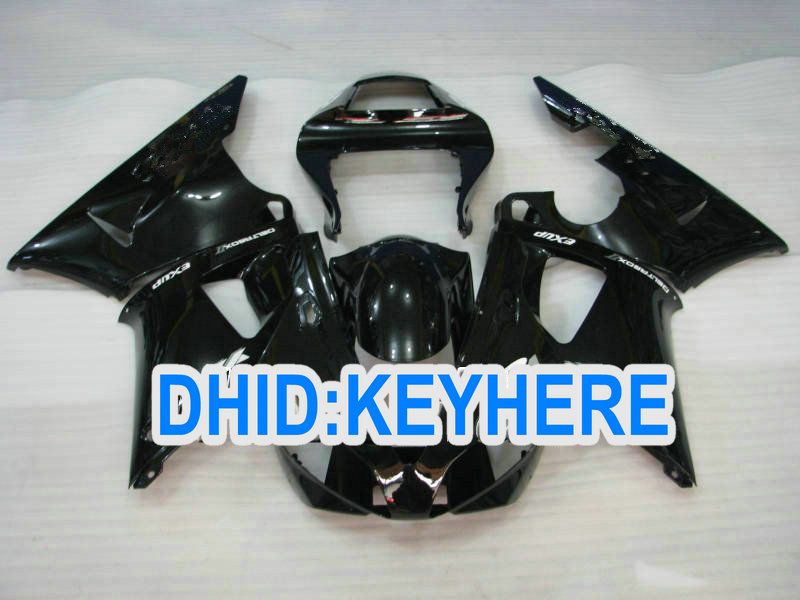 Full set ABS Glossy black fairing for YAMAHA 2000 2001 YZF R1,fairings KIT for 00 01 YZF-R1 YZF R1