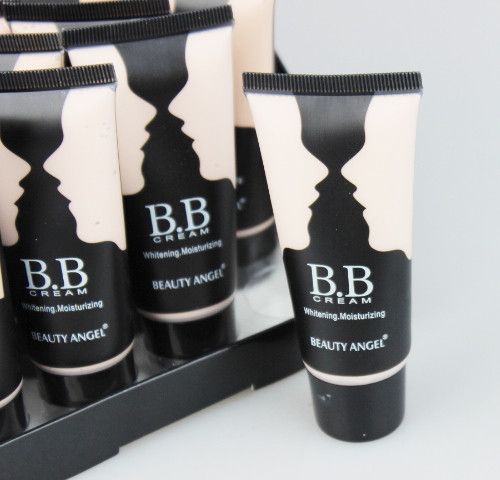 12 unids/lote es BB Cream Base de maquillaje + Base brillante suave blanqueamiento hidratante 40ml B814