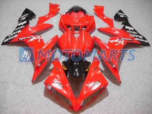 Y144B YAMAHA YZF R1 2004 2005 2006 YZFR1 04 05 06 YZF-R1 04-06 YZF1000のY144Bレッドブラックフェアリングキット