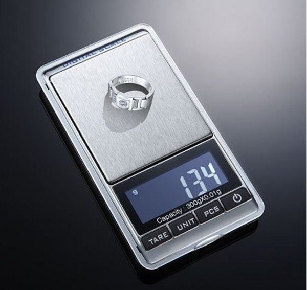 

Wholesale - 300g x 0.01g Mini Digital Jewelry Balance Pocket Scale