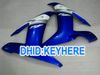 Kit de carénage CUSTOM bleu / blanc pour YAMAHA 2002 2003 YZF R1 YZF-R1 YZFR1 02 03