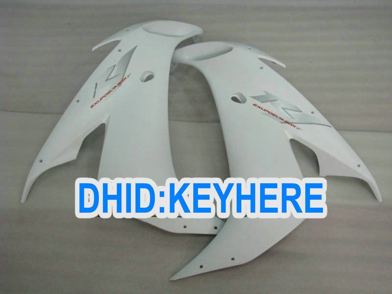 Kit carena ABS bianco lucido YAMAHA 2004 2005 2006 YZF-R1YZF R1 2004-2006 YZFR1 04 05 06