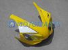 Anpassad gul vit motorcykelkit för Yamaha YZF R1 1998 1999 YZFR1 98 99 YZF-R1 98-99 YZF1000 FAIRINGS DELS