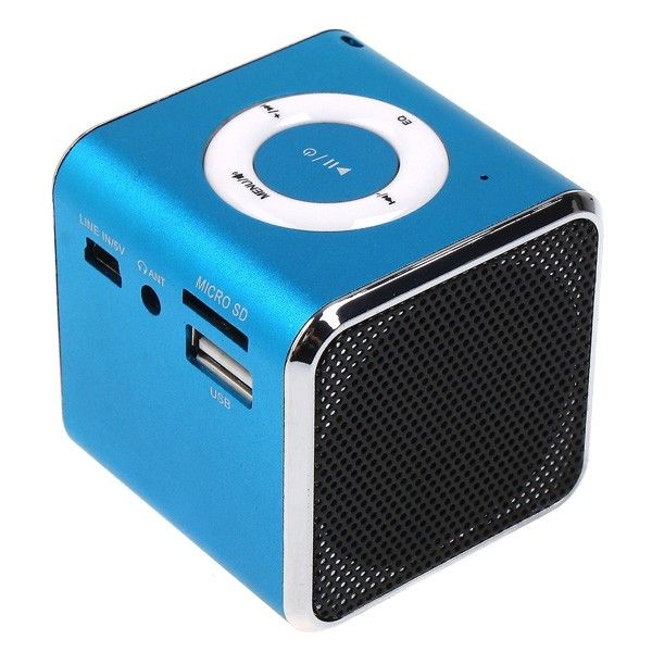 Mini Speaker MP3 Player Amplifier Suport Micro SD TF Card USB Flash