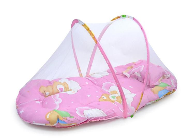 Folding Baby Mosquito Net With A Scapegoat Pillow Portable Baby