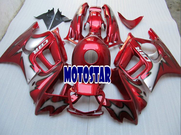Free customize Red Fairing kits for honda CBR600F3 95 96 CBR600 F3 1995 1996 CBR 600F3 aftermarket fairings kit