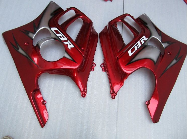 Personalizza gratuitamente i kit carenatura rossa honda CBR600F3 95 96 CBR600 F3 1995 1996 CBR 600F3 kit carenature aftermarket