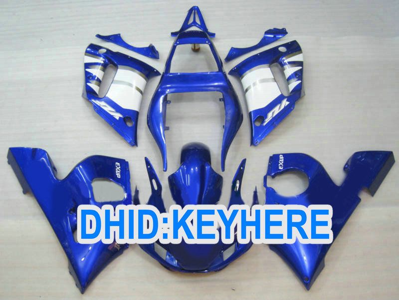 Фабрика YNL195 blue racing Обтекатель для YAMAHA YZF-R6 1998-2002 YZFR6 98 99 00 01 02 Обтекатели YZF600