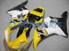 yellow white motorcycle fairing kit FOR Yamaha YZF R6 2003 2004 2005 YZF-R6 03 04 05 YZFR6 600 03-05