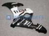 Vit Black West Fairing Kit för Yamaha YZF R6 2003 2004 2005 YZF-R6 03 04 05 YZFR6 600 03-05