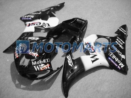 white black WEST fairing kit FOR Yamaha YZF R6 2003 2004 2005 YZF-R6 03 04 05 YZFR6 600 03-05