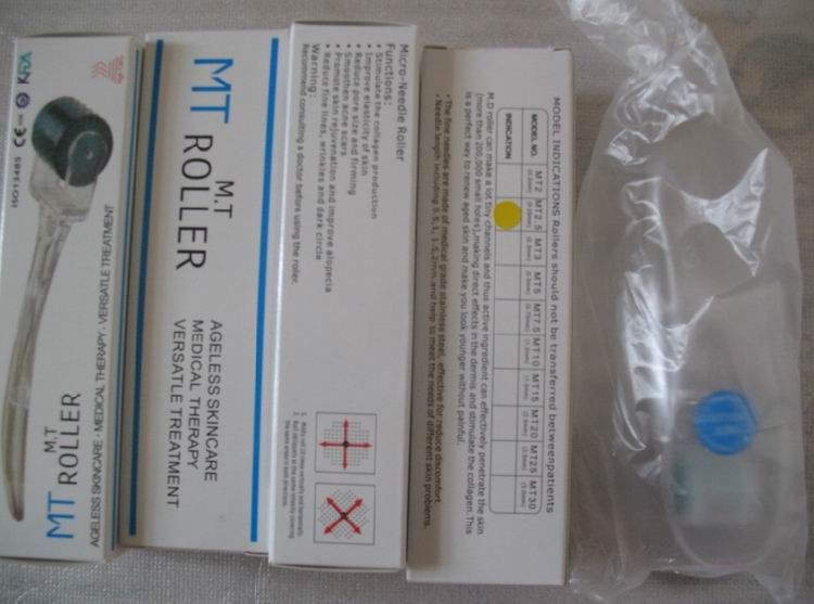 Best sale FDA MT micro needle derma roller for skin rejuvenation, MT 192 micro needle derma roller.