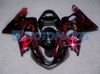 Zestaw Red Flame Motorbike Fairing dla Suzuki GSXR 600 750 K4 2004 2005 GSXR600 GSXR750 04 05 R600 R750