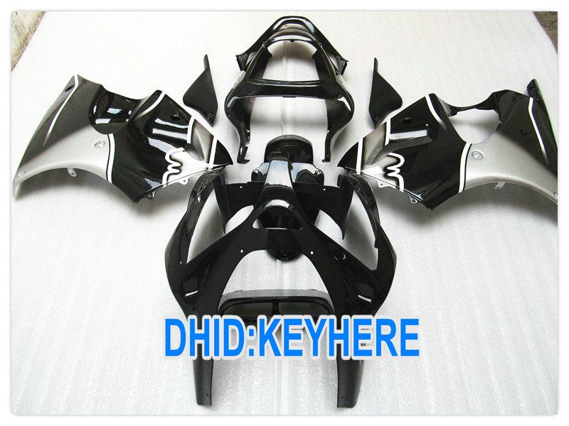 

Custom Black/Gray motorcycle fairing for kawasaki ZX6R 2000 2001 2002 ZX 6R 636 Ninja ZX636 00 01 02, Same as picture