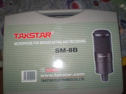 TAKSTAR SM-8B-S Micrófono de condensador Transmisión y grabación Micrófono Mic Sin cable de audio HOT