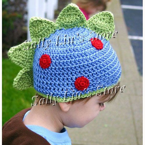 Crochet Dinosaur Hat Baby Hat Handmade 