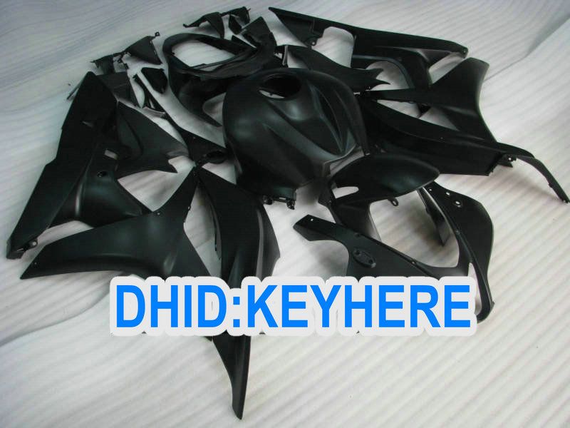 

1 Set motocycle bodywork FAIRING for Honda CBR600RR 2007-2008 07 08 Matte black base color, Same as picture